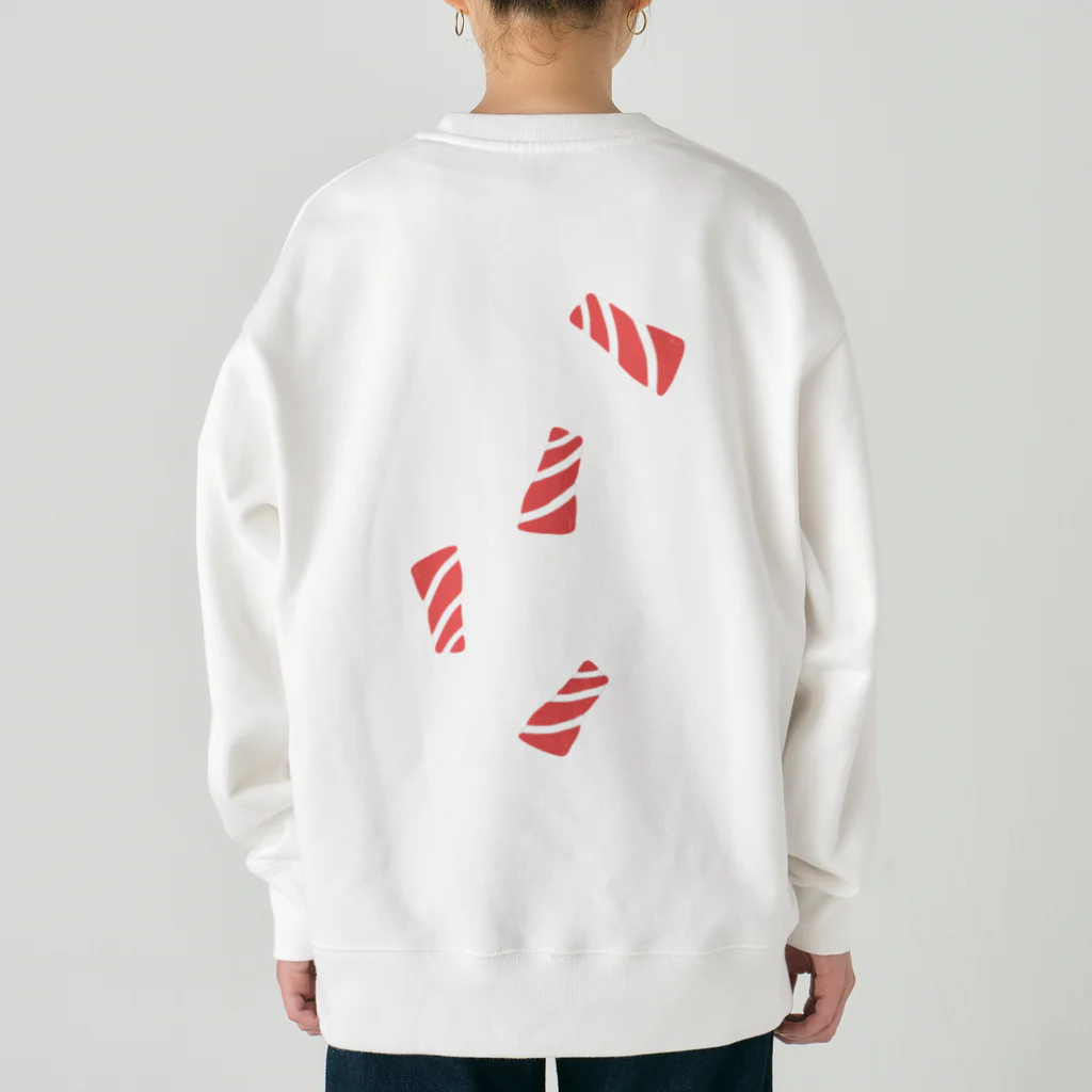 Mekki屋さんの大トロック Heavyweight Crew Neck Sweatshirt