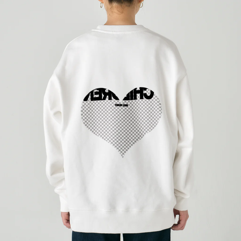 ANTI ADDULT CHILDREN®のANTI ADULT CHILDREN/NULL HEART HEAVY WEIGHT SWEAT Heavyweight Crew Neck Sweatshirt