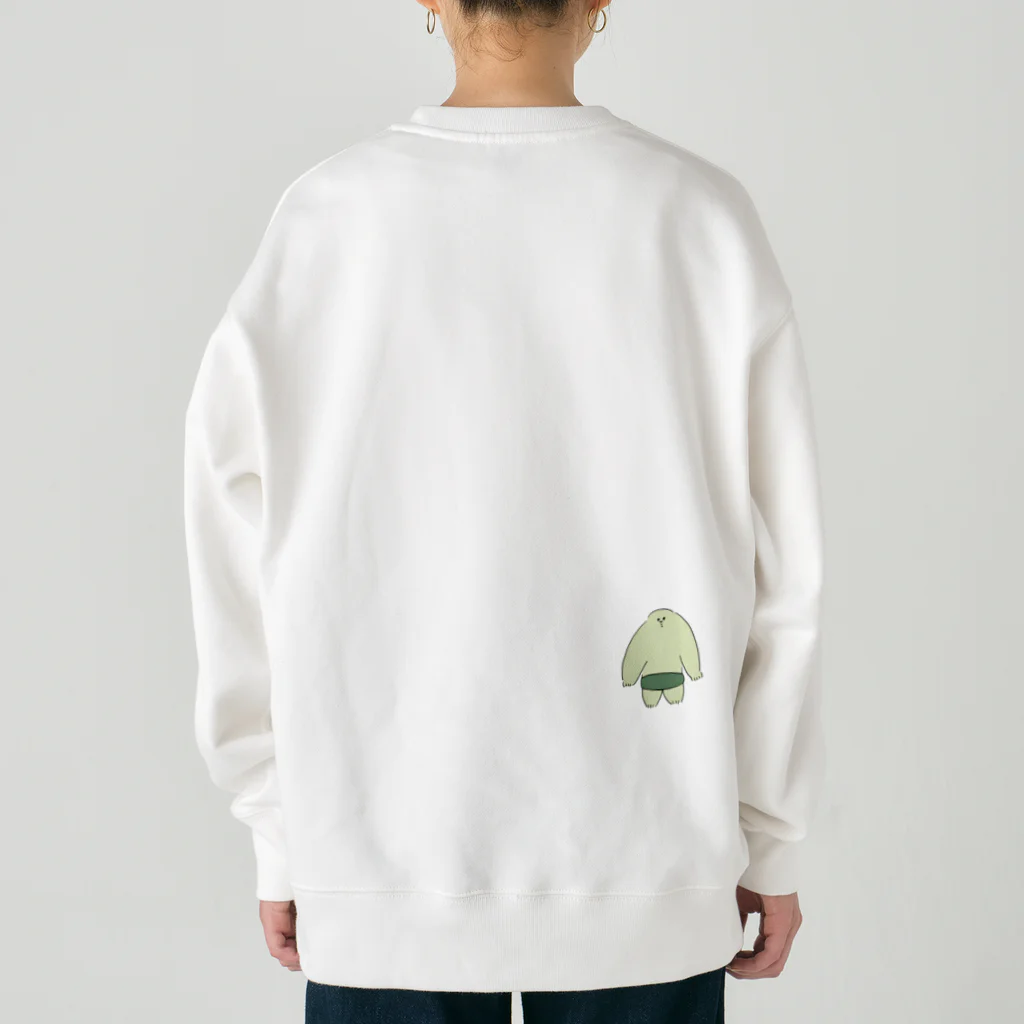 boorichanのグルメなイエティ Heavyweight Crew Neck Sweatshirt