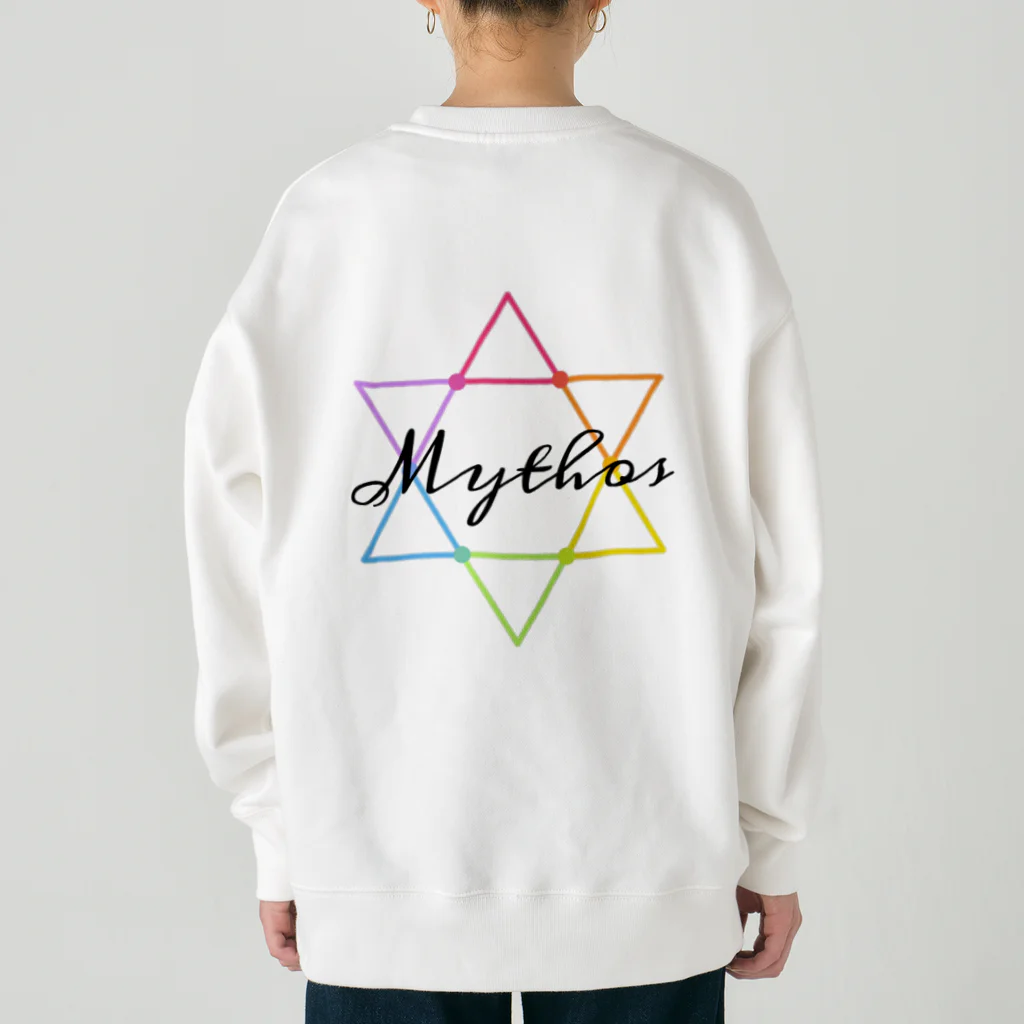 〜Mythos〜のMythos/Hexagram・黒 Heavyweight Crew Neck Sweatshirt