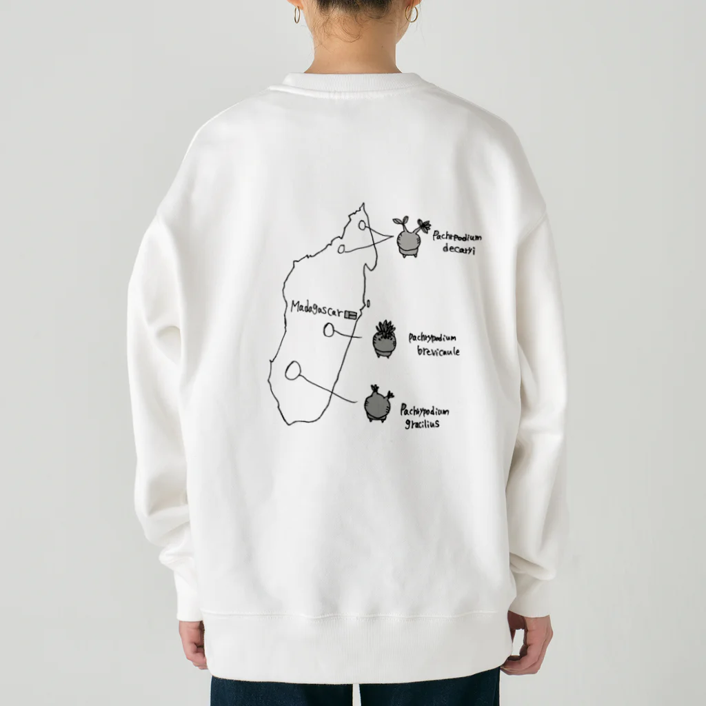 knpgのマダガスカル　コーデックス　黒地用 Heavyweight Crew Neck Sweatshirt