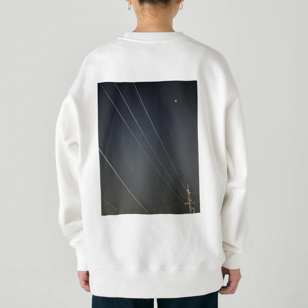 なつのの皆既月食 Heavyweight Crew Neck Sweatshirt