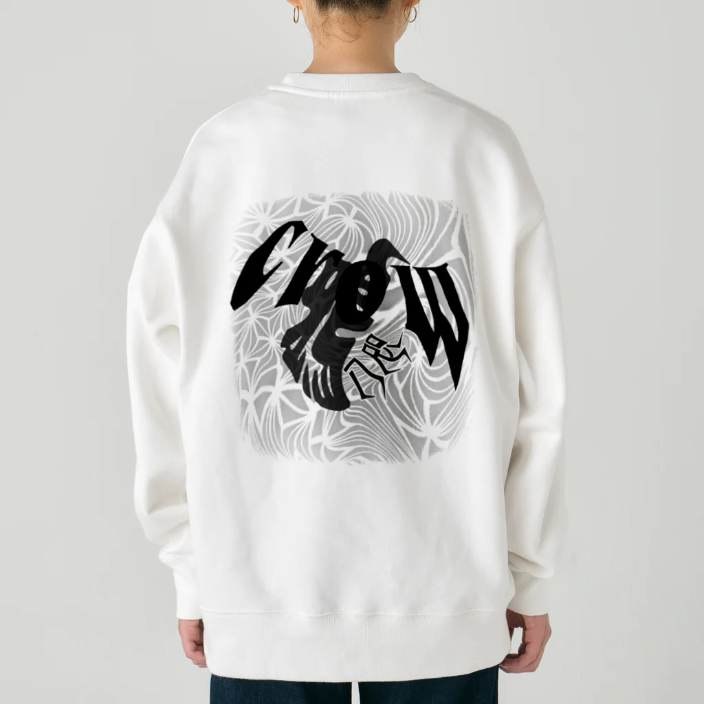 maccha47の八咫烏とCROW Heavyweight Crew Neck Sweatshirt