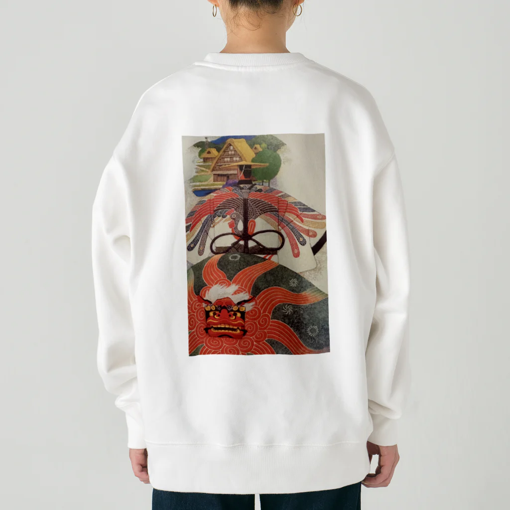 招福堂 玉屋の高山祭 Heavyweight Crew Neck Sweatshirt