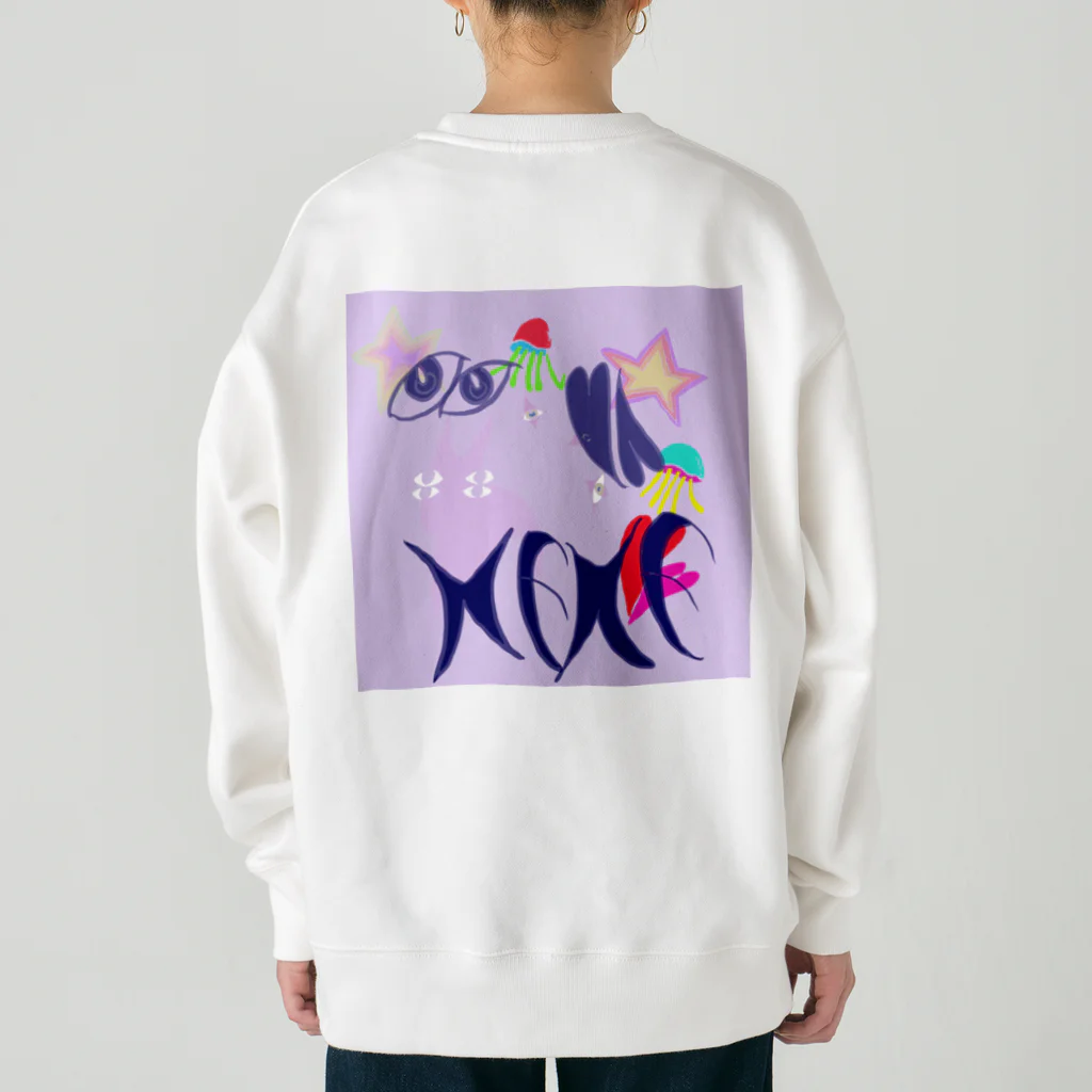 けけワールドのファンタジー×ハート Heavyweight Crew Neck Sweatshirt