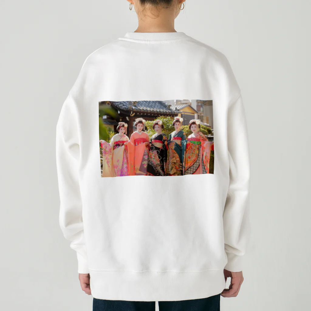 舞妓グッズ専門店『オツボネーズ』のぎをん Heavyweight Crew Neck Sweatshirt