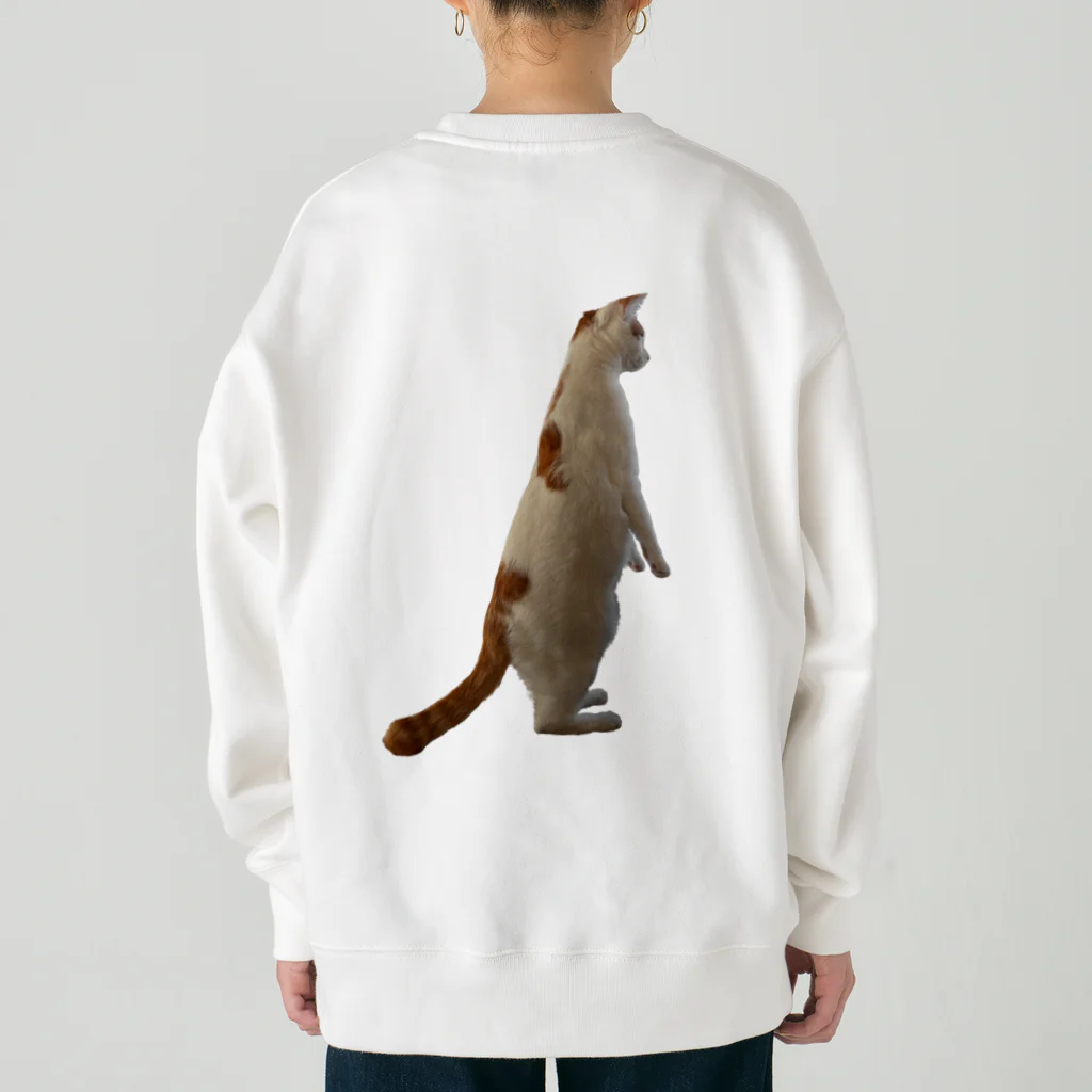 ☆家猫カンパニー社員グッズ☆のスタンディングきびだんご Heavyweight Crew Neck Sweatshirt