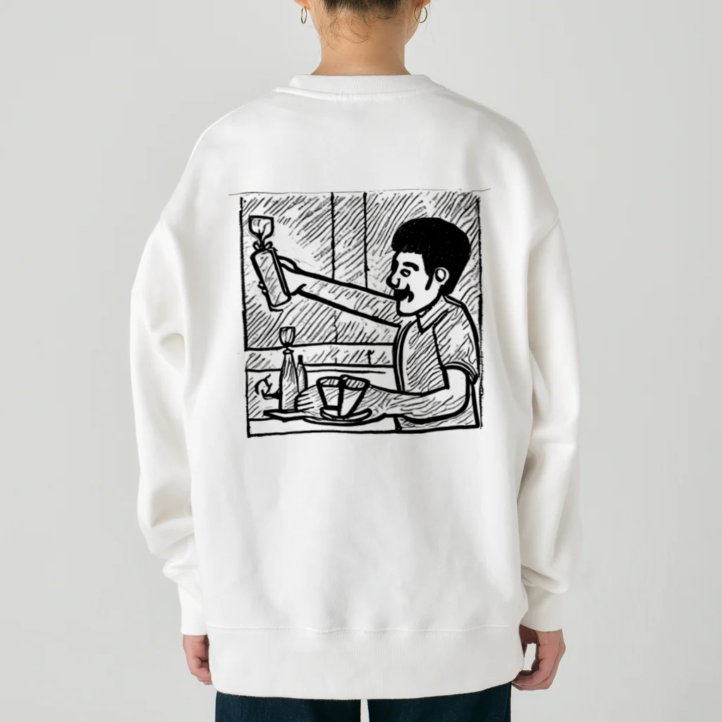 ゴールドビアのline drawing sweat shirts Type-a Heavyweight Crew Neck Sweatshirt