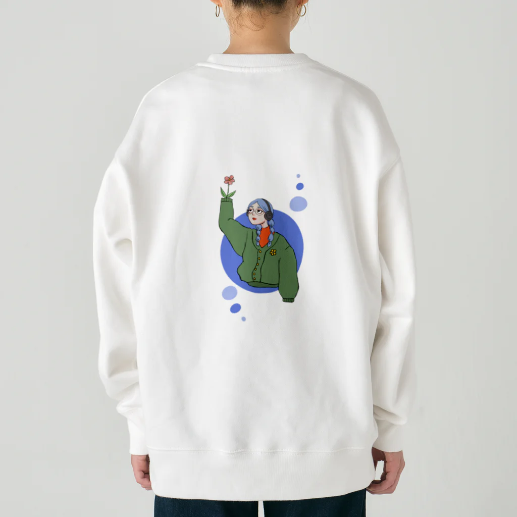  kokeshiのふらわー Heavyweight Crew Neck Sweatshirt