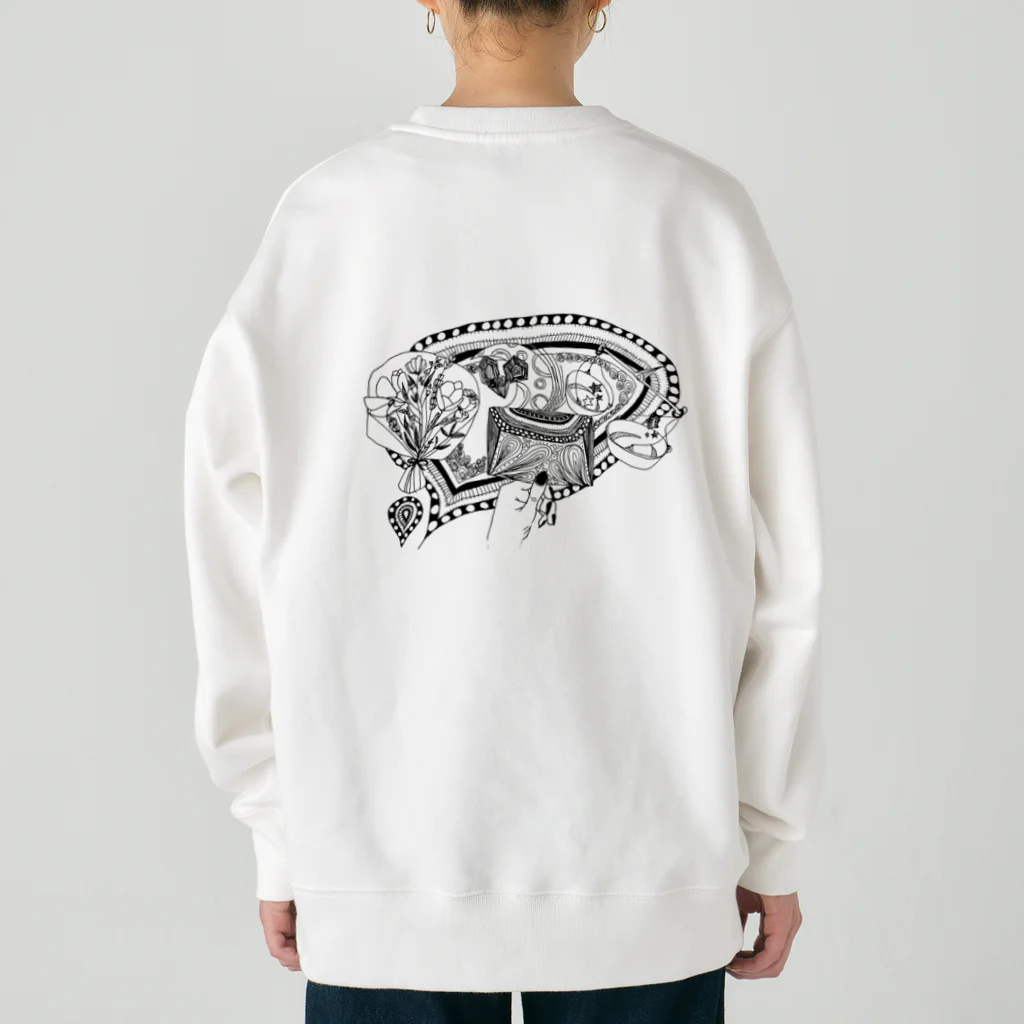 C’est la vieの想い Heavyweight Crew Neck Sweatshirt