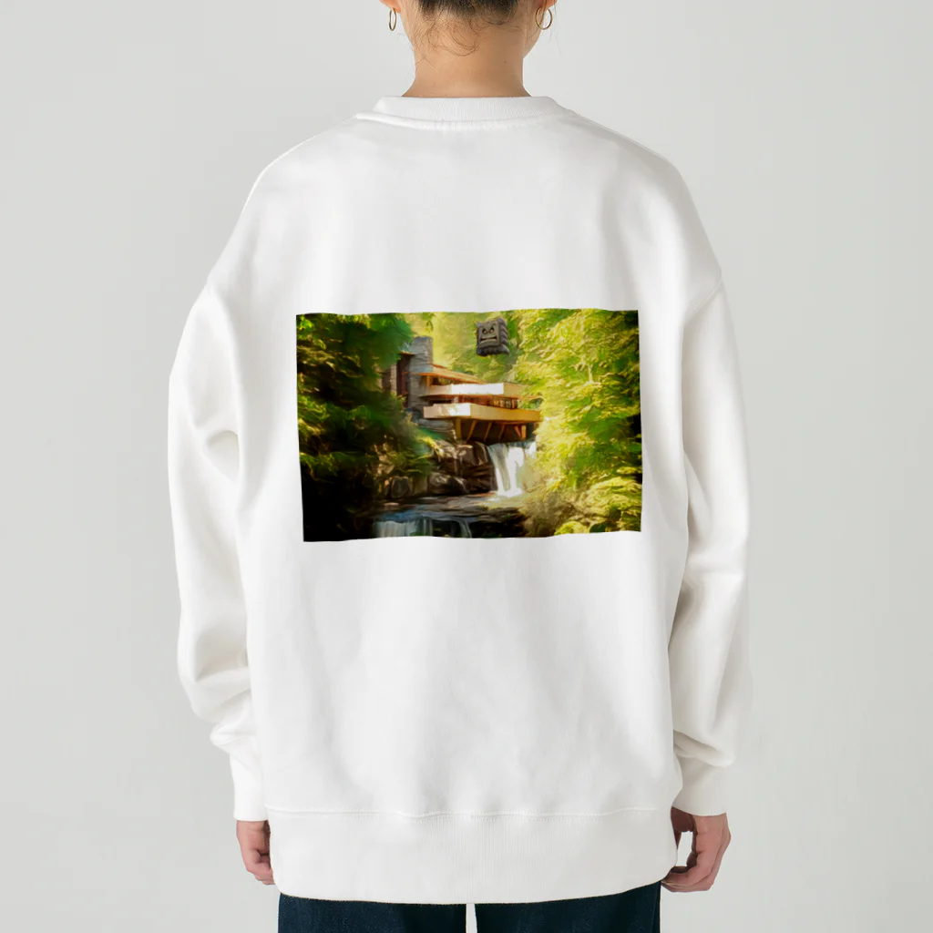 ハルティン<designed by an architect>のART×名建築 落水荘 Heavyweight Crew Neck Sweatshirt