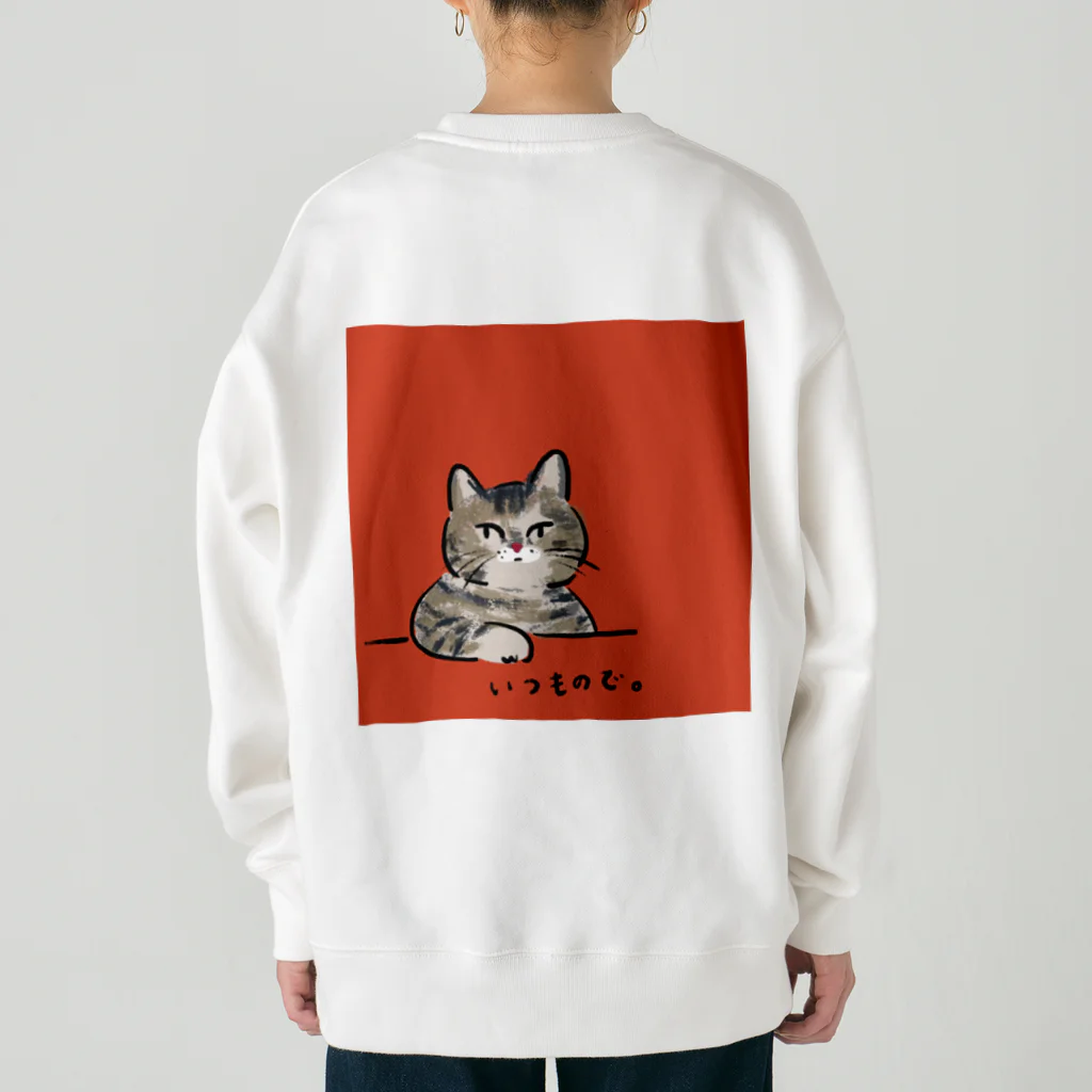 ネコノートショップ（neco-note shop）のつぼみ（WASAO） Heavyweight Crew Neck Sweatshirt