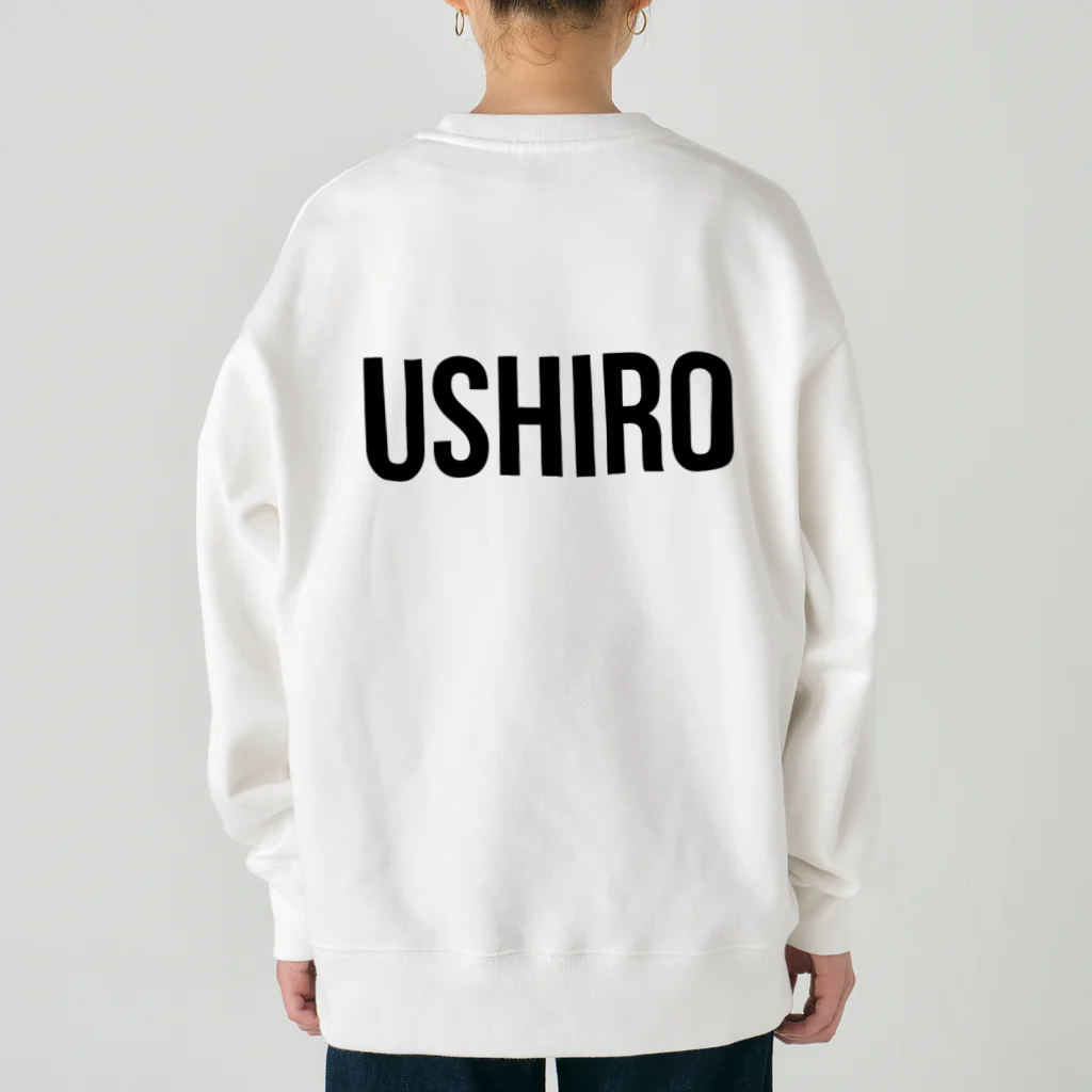 ○△□。のMAE&USHIRO(前後) Heavyweight Crew Neck Sweatshirt