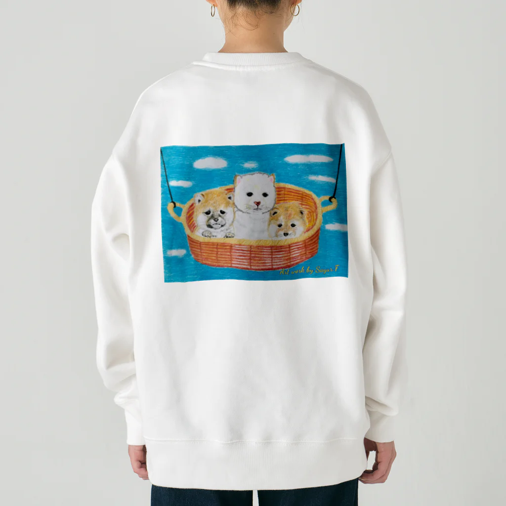 O-channelのシバイヌ（子犬）バージョン2 Heavyweight Crew Neck Sweatshirt