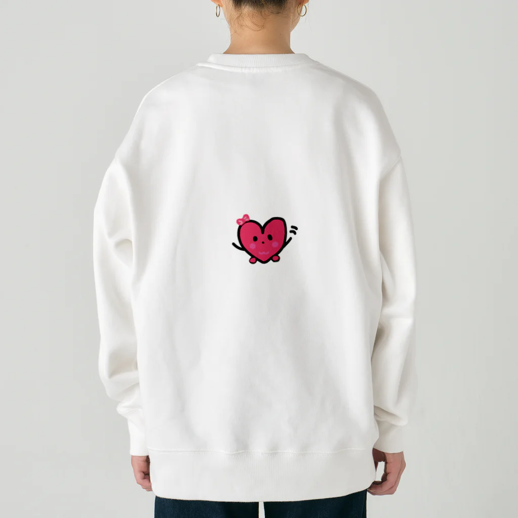 とんちゃんのお姉さんウィンちゃんとハートちゃん Heavyweight Crew Neck Sweatshirt