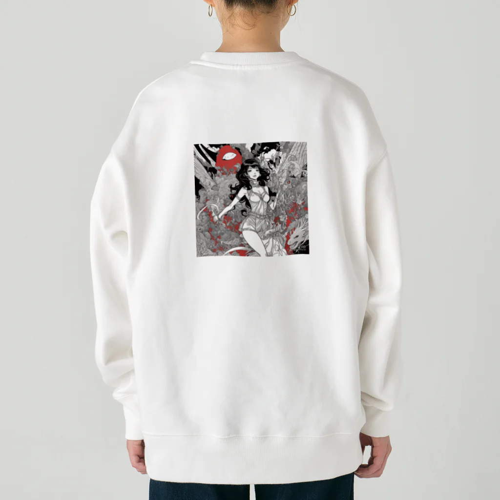 genesis_the_endの呪いの美魔女 Heavyweight Crew Neck Sweatshirt