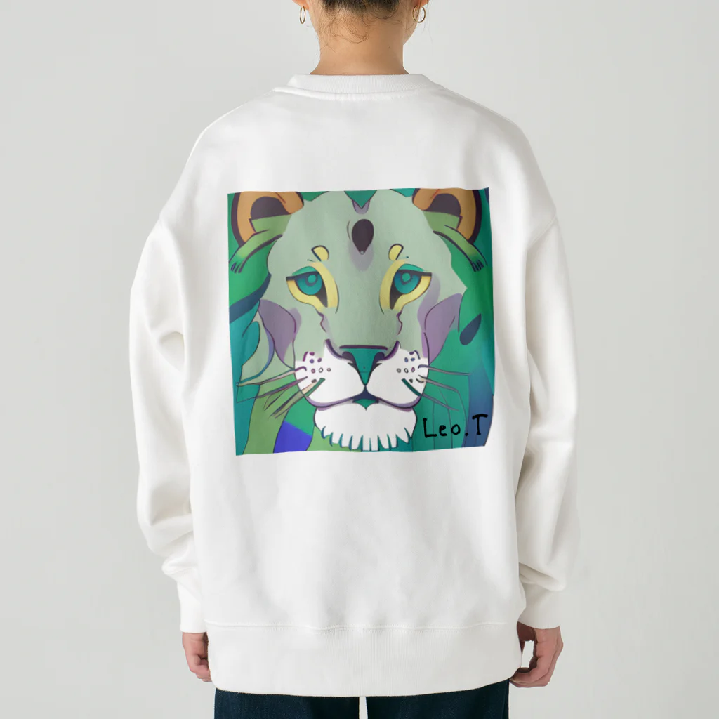 Leo.T Shopのライオンアート　Leo.T Heavyweight Crew Neck Sweatshirt