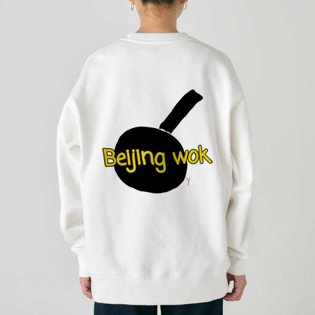 きまぐれ猫目屋の北京鍋やん Heavyweight Crew Neck Sweatshirt