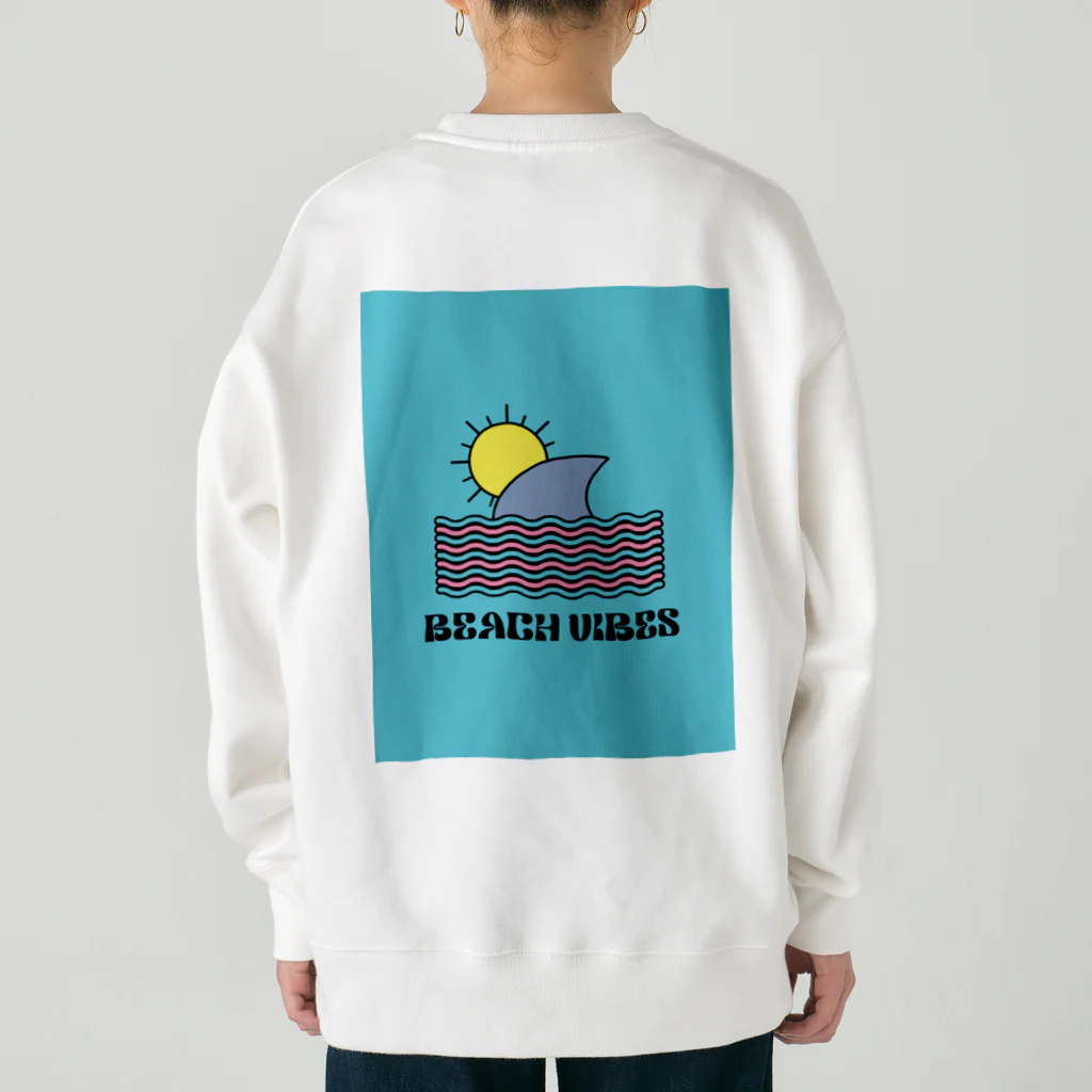 hassy3160のwhite beach vibesデザイン Heavyweight Crew Neck Sweatshirt