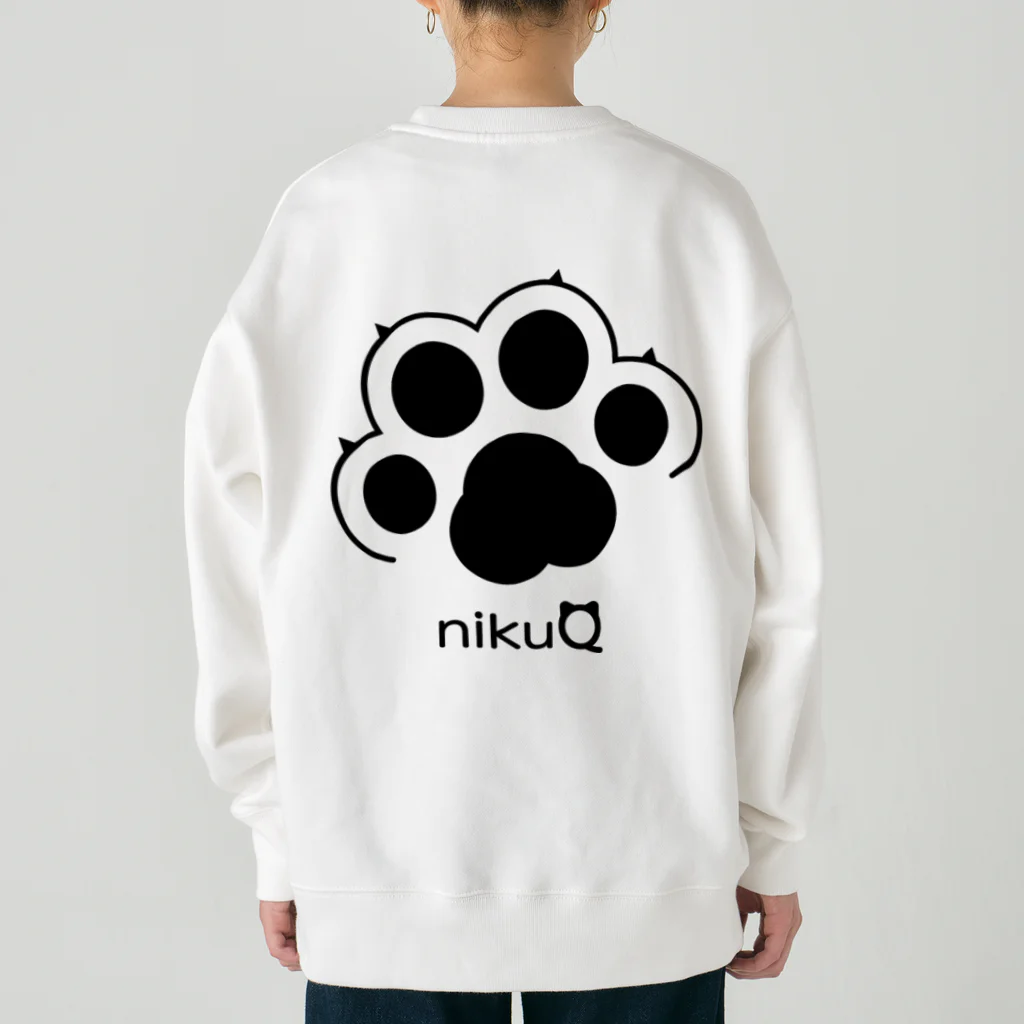 WebArtsの肉球をモチーフにしたオリジナルブランド「nikuQ」（猫タイプ）です ヘビーウェイトスウェット