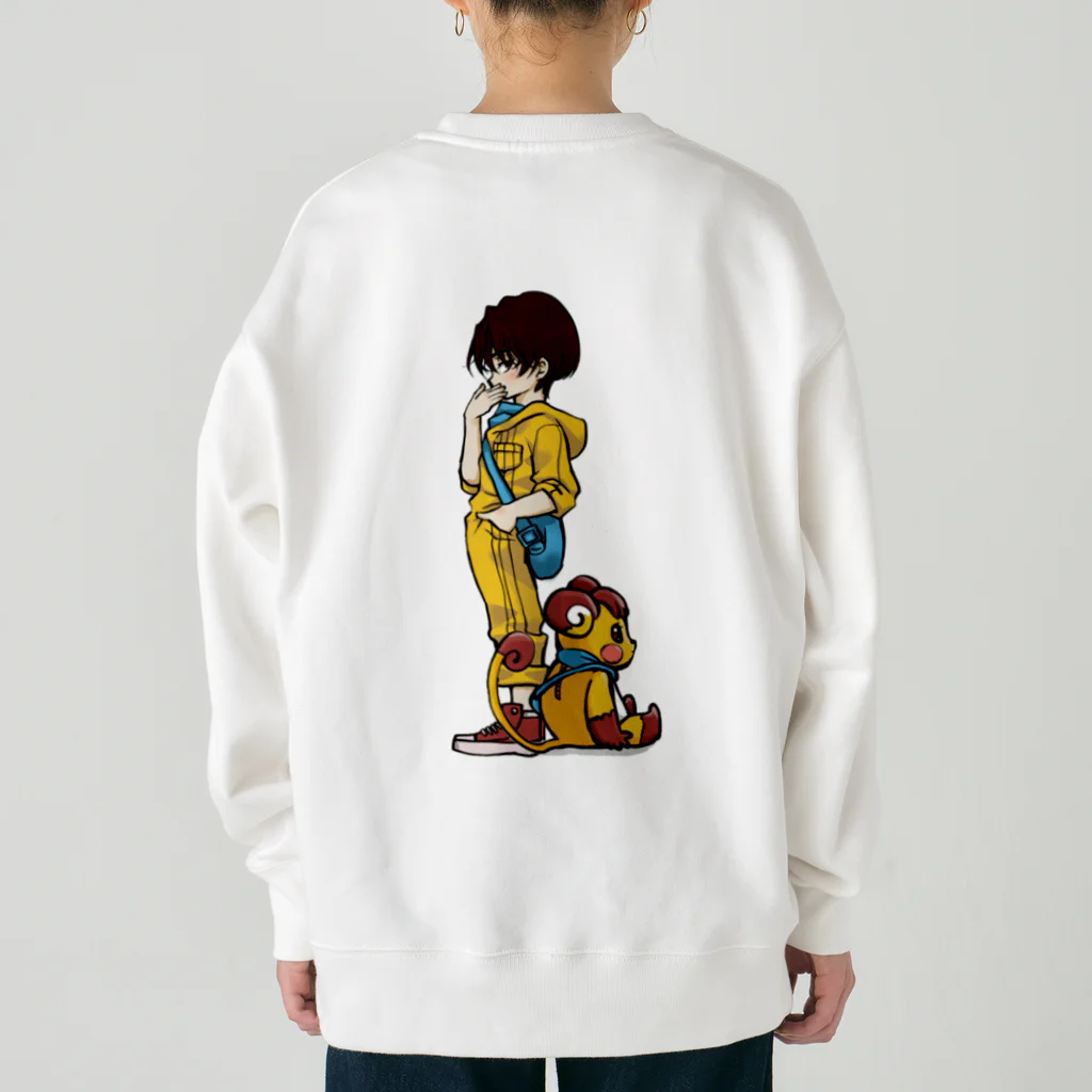 勇気を与えるつきのうた🌝のつきのうた着ぐるみパーカー類 Heavyweight Crew Neck Sweatshirt