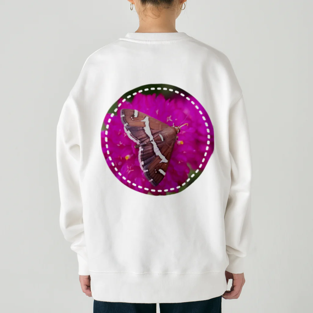 ニムニムのお部屋のシロオビノメイガ Heavyweight Crew Neck Sweatshirt