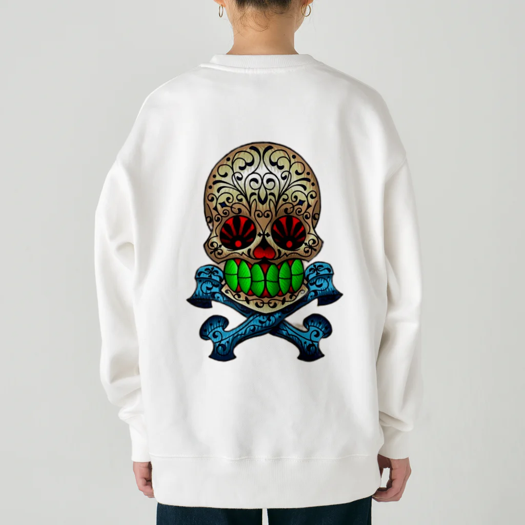 Hinakagoのメキシカンスカル Heavyweight Crew Neck Sweatshirt