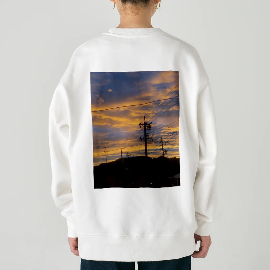 life photo goods shopの夕焼け Heavyweight Crew Neck Sweatshirt