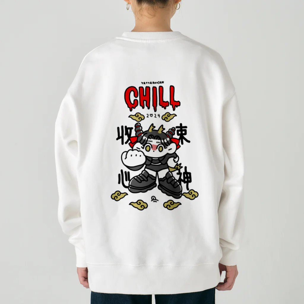 ベロニカ都登のChill 2024 black  Heavyweight Crew Neck Sweatshirt