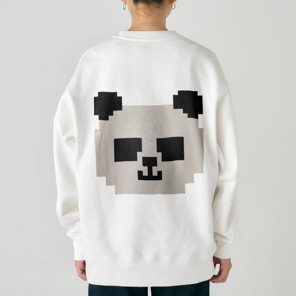 テラ ネコＲＯＯＭの■パンダ　バックプリント Heavyweight Crew Neck Sweatshirt