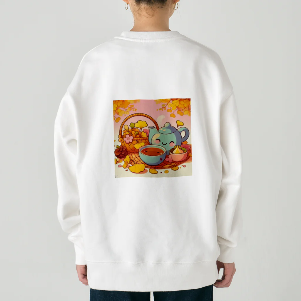 chapinnuのイチョウと紅茶シリーズ① Heavyweight Crew Neck Sweatshirt