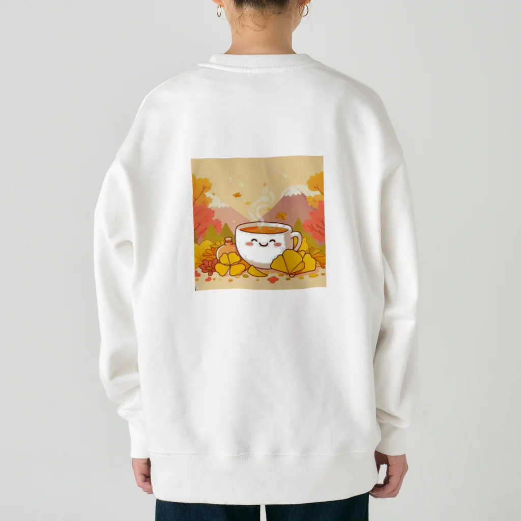 chapinnuのイチョウと紅茶シリーズ② Heavyweight Crew Neck Sweatshirt