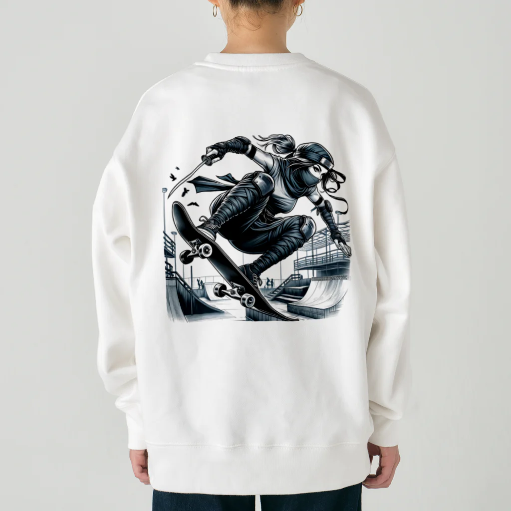 FX海外のスケートボーダーくノ一 Heavyweight Crew Neck Sweatshirt