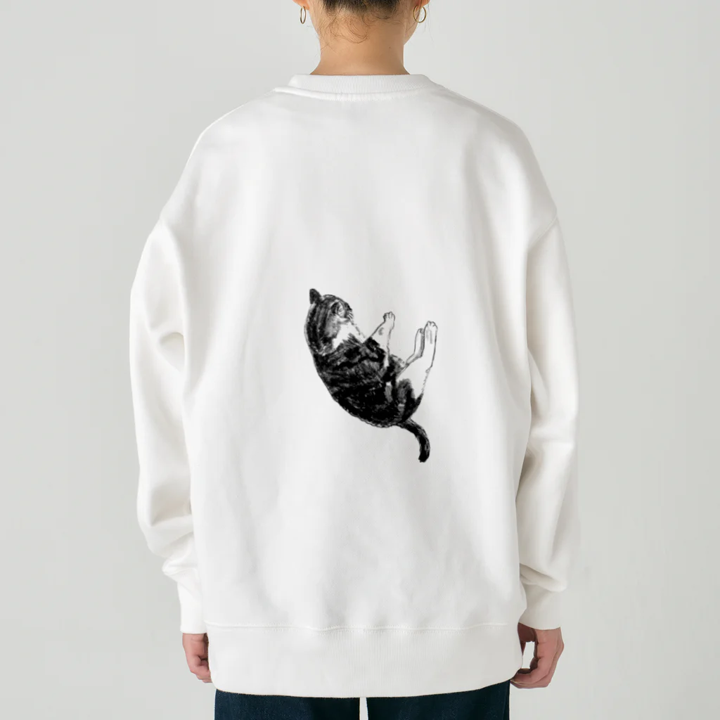 ayapplepieの実家のネコ② Heavyweight Crew Neck Sweatshirt