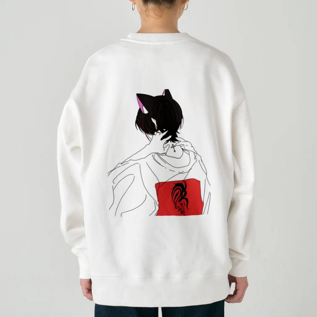 きつね氏のきつね氏 Heavyweight Crew Neck Sweatshirt