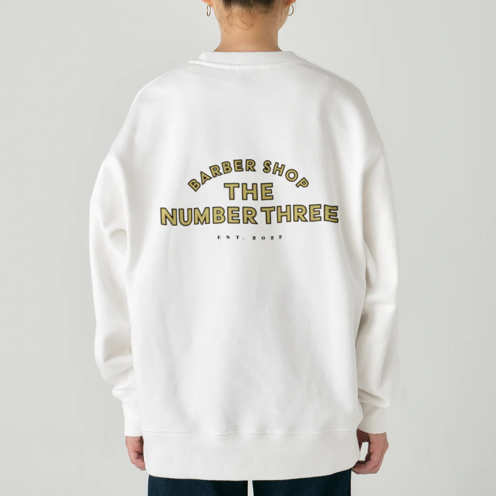 tnt  apparel lineのbarber shop the number three apparel line Heavyweight Crew Neck Sweatshirt