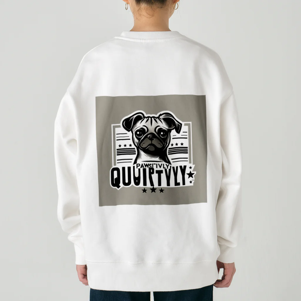 Urban pawsのパグチワワ「Pawsitively Quirky」 Heavyweight Crew Neck Sweatshirt