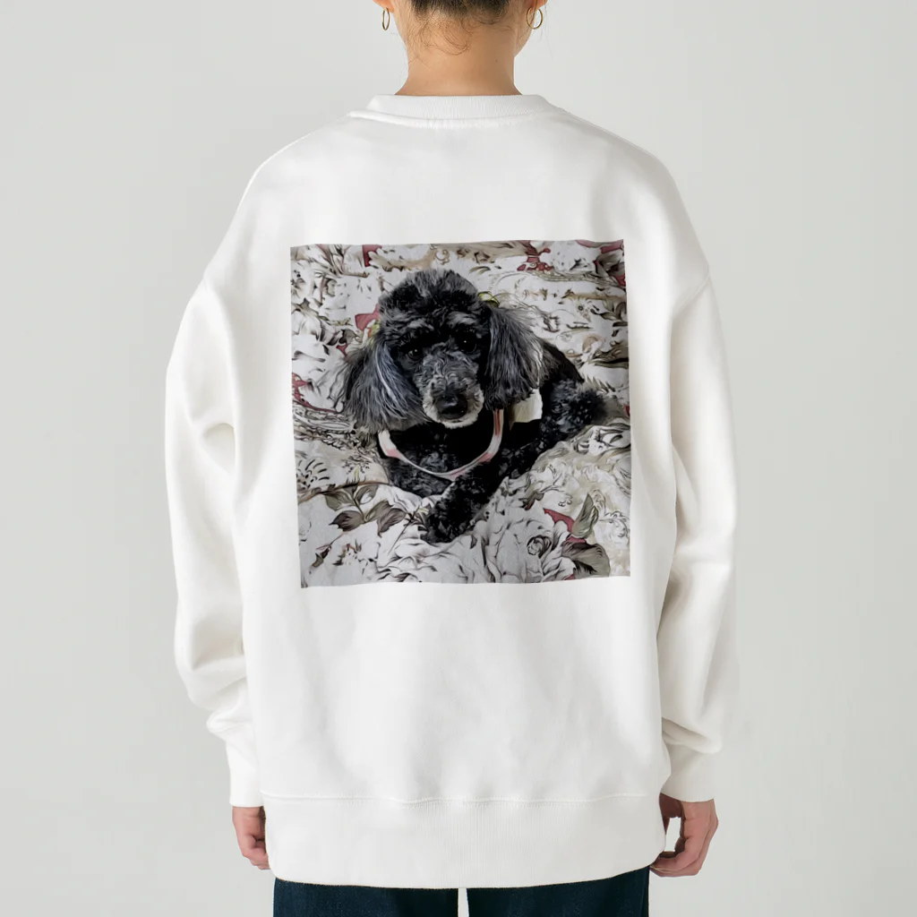 黒トイプーのハナの黒トイプーハナのグッズ Heavyweight Crew Neck Sweatshirt