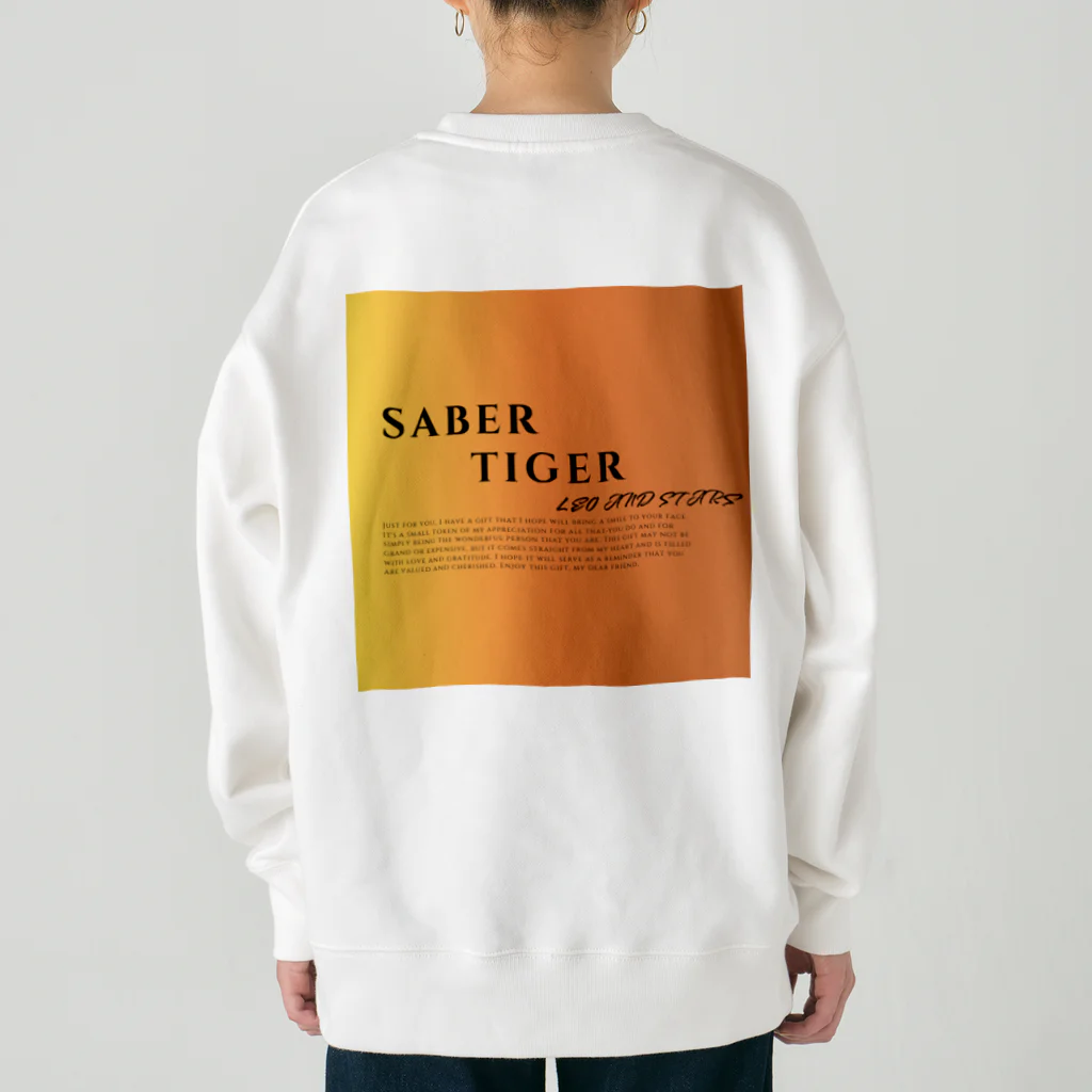 LEO　AND　STARSの剑齿虎－アートデザイン　グッズアイテム Heavyweight Crew Neck Sweatshirt