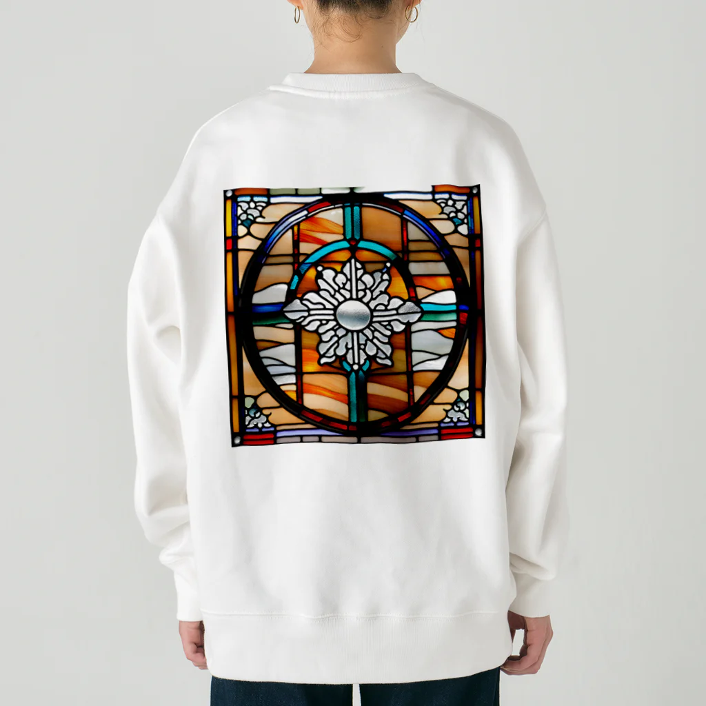 curry&shymeのステンド結晶 Heavyweight Crew Neck Sweatshirt