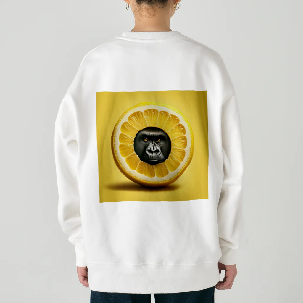 ゴリラショップのThe Mighty Gorilla Lemon  Heavyweight Crew Neck Sweatshirt