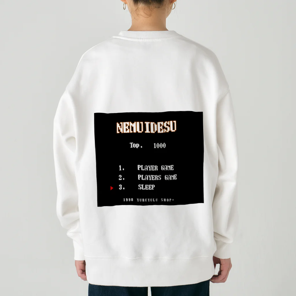 ゆるユルの懐かしの画面 Heavyweight Crew Neck Sweatshirt