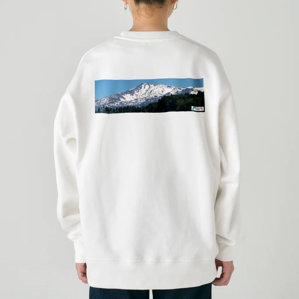 ReallyCoolMamoruの秋田鳥海山_AkitaChoukaisan Heavyweight Crew Neck Sweatshirt