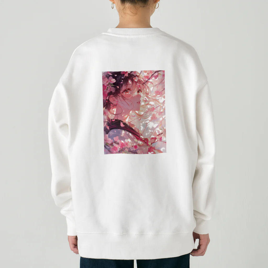 AQUAMETAVERSEの桜と私ラフルール1859 Heavyweight Crew Neck Sweatshirt