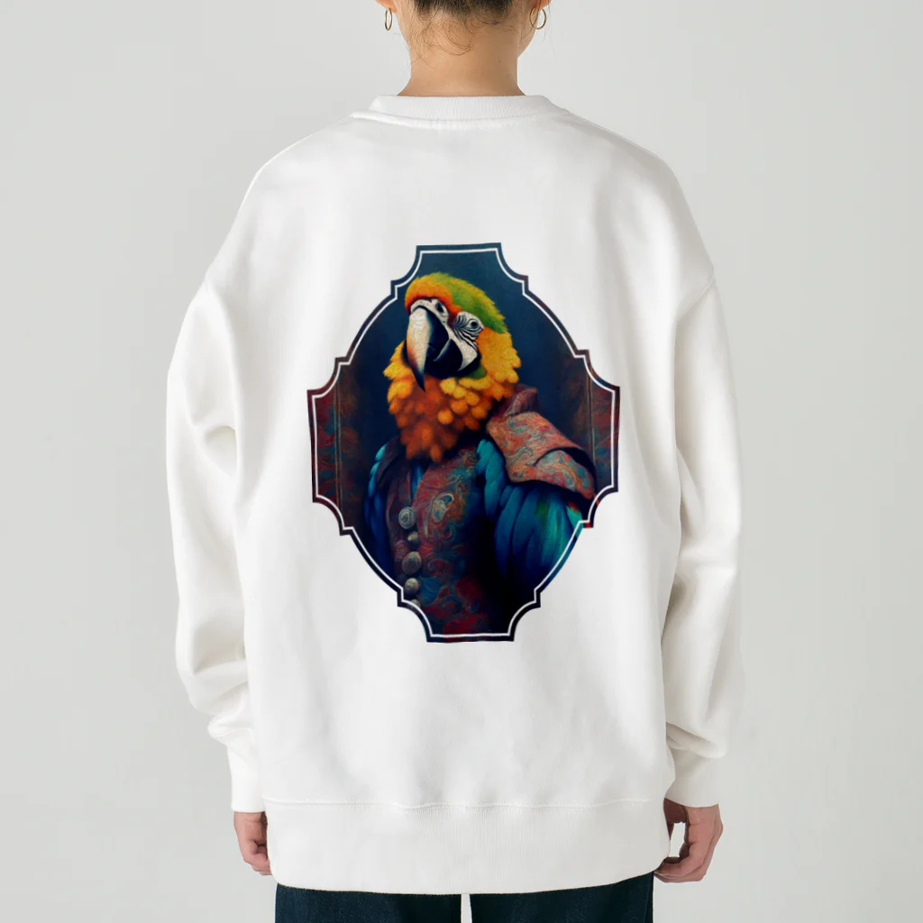 KYūのペイズリーオウム Heavyweight Crew Neck Sweatshirt