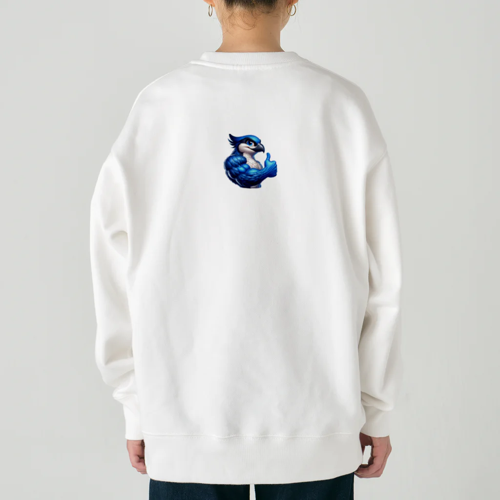 yamasho24のご機嫌青い鳥 Heavyweight Crew Neck Sweatshirt