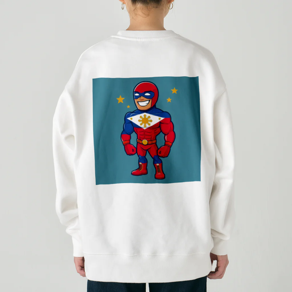 happiness_shopの２０２４　フィリピンキャラの決定版 Heavyweight Crew Neck Sweatshirt