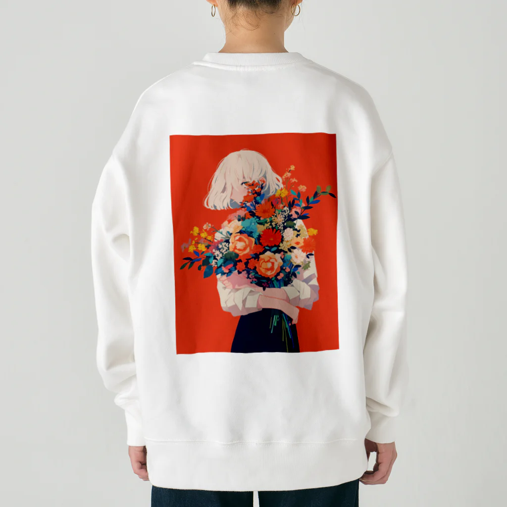 AQUAMETAVERSEの花束をあなたに　Hime  2530 Heavyweight Crew Neck Sweatshirt