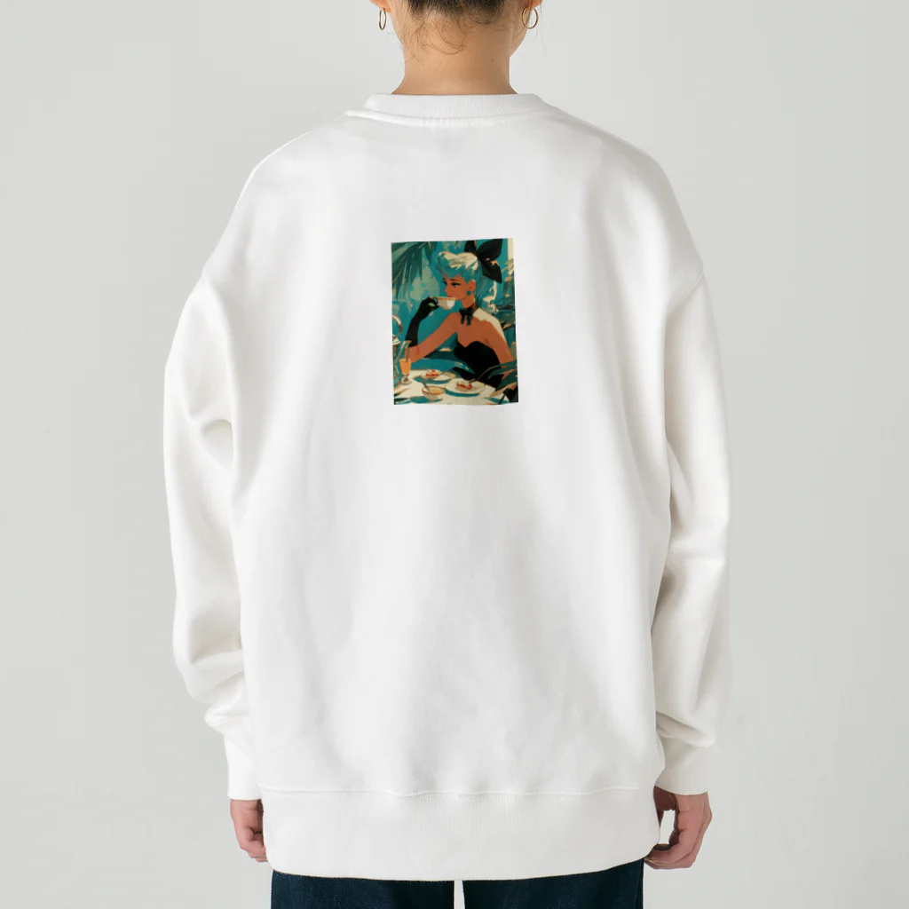 AQUAMETAVERSEのティファニーでお茶を　Hime  2530 Heavyweight Crew Neck Sweatshirt