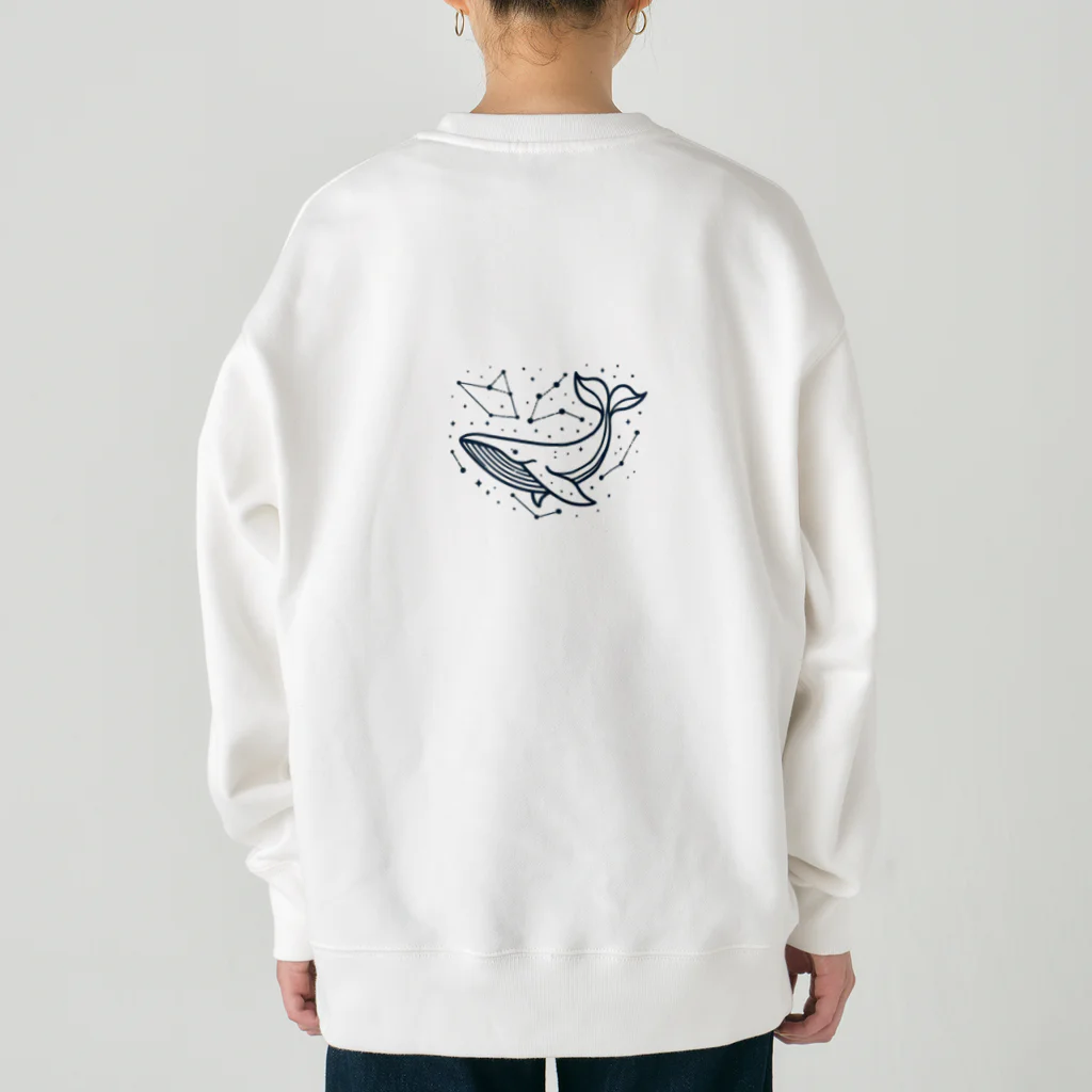 きままにまにまにの海響く鯨歌 Heavyweight Crew Neck Sweatshirt